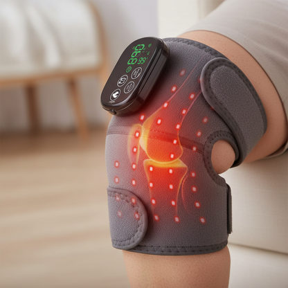 Heated Knee Wrap with Red Light Support for Everyday Comfort – Therava